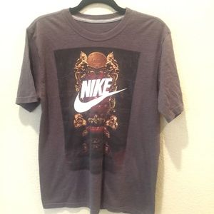 Gray Nike Lebron Royalty Tee Shirt Medium